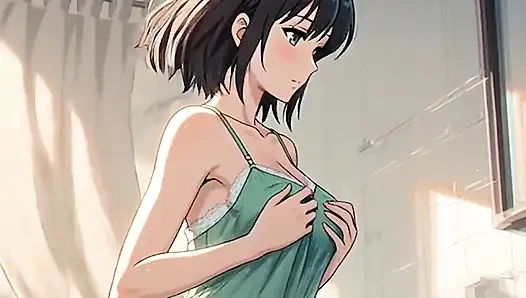 Ai anime hentai sansürsüz, 18 yaşındaki genç hentai orta yaşlı seksi kadının sansürsüz videosu, Kiidzy Animates'in yakın çekiminde 3 boyutlu çizgi film