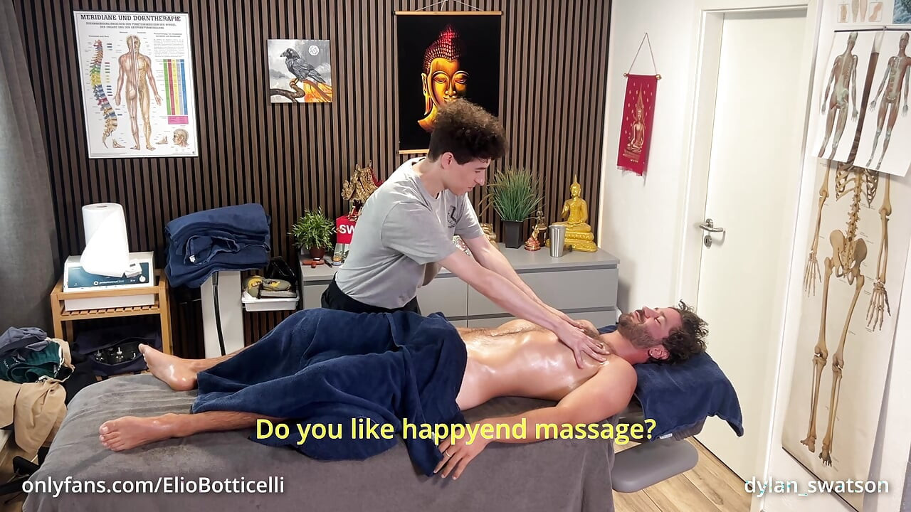 straight man get happyend massage