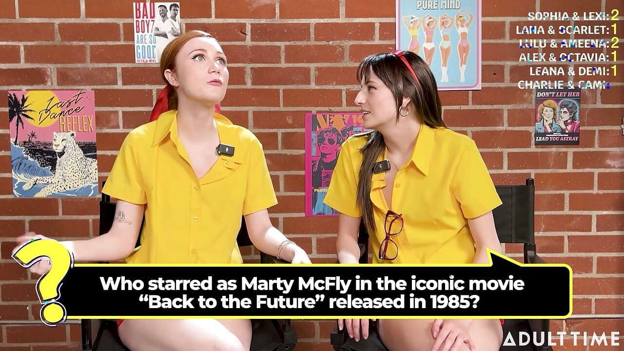 80's Trivia with the Cast of 'escape From Camp Conversion: a Girlcore Trilogy' | Adult Time