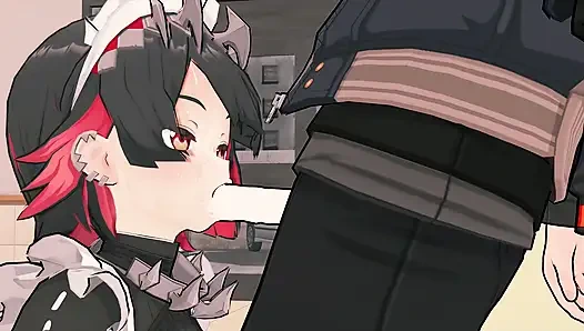 =Zenless Zone Zero= Ellen Joe x Wise: Seks Publik Berisiko di McDonald's (4K)