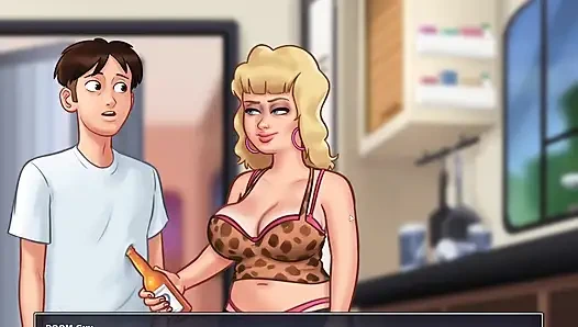 Alle xxx Szenen mit meiner freundin stiefmutter kristall in Summertime Saga