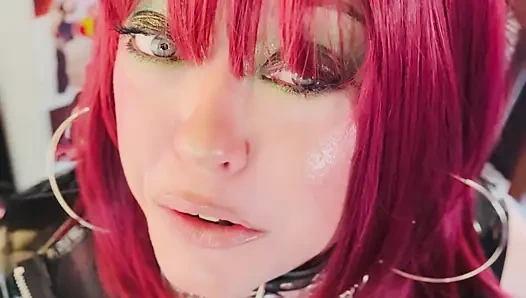 This PVC Hotwife Chain Smokes 2 Cork Cigarettes And Dirty Smoke Slave Talk - OMI OME Drifting Snap Inhales