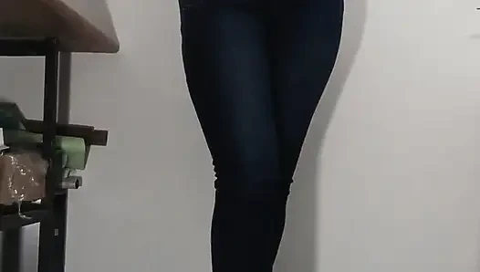 Modeling Worn Jeans