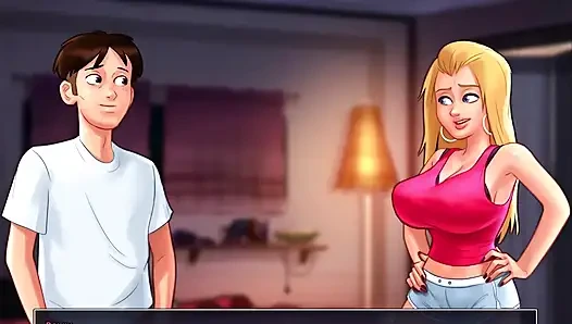 Summertime Saga - Johannes fucked Odette, Johannes fucked Maria, Eva had her baby