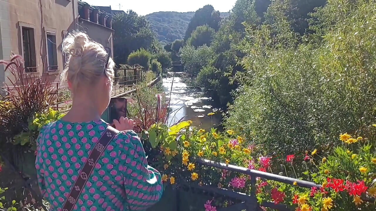 Beautiful Blonde Wife Naked, Bath, Footjob