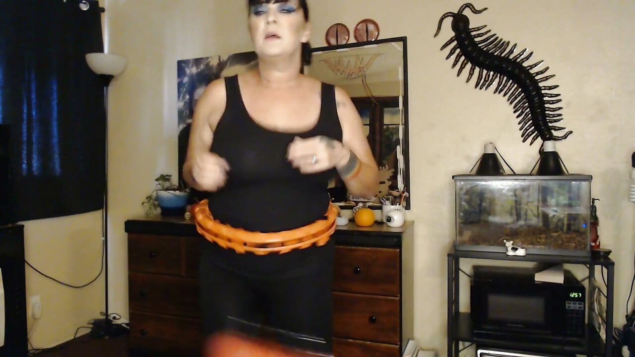 Hula Hoop Weighted Fitness Routine