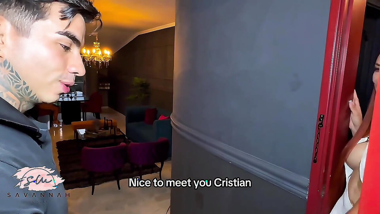 Mom-in-law having sex with her son-in-law at a family dinner - Savannah Watson