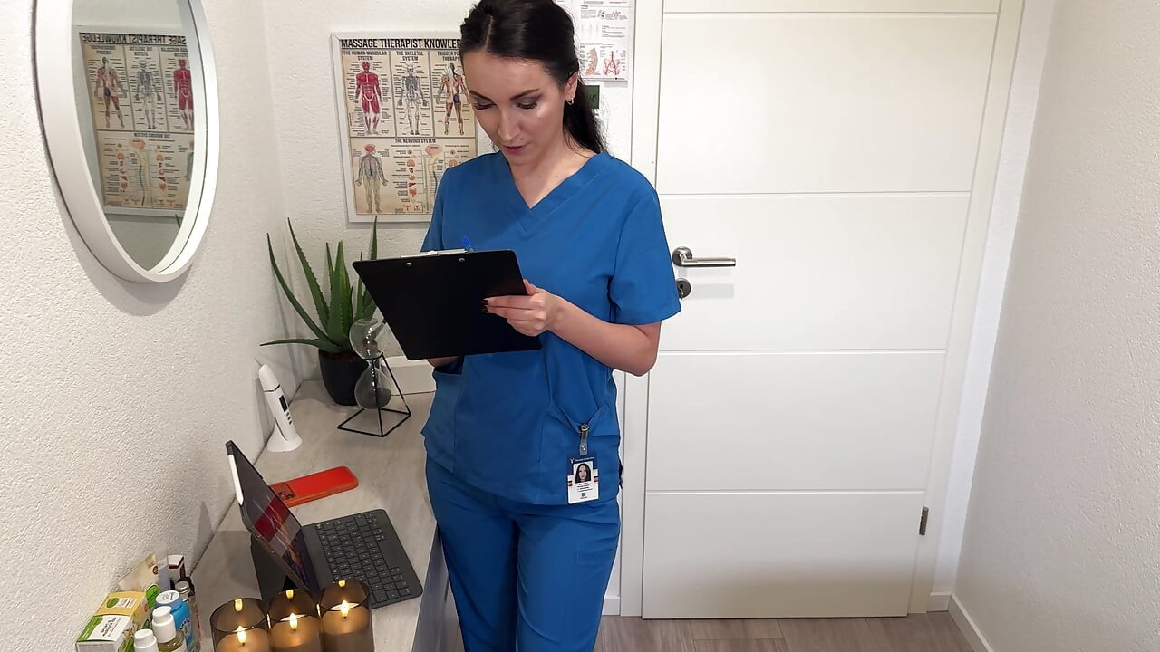 He Gets Caught Jerking During Massage