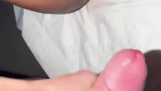 Дрочка, трах раком внутри, сперма в волосатую киску