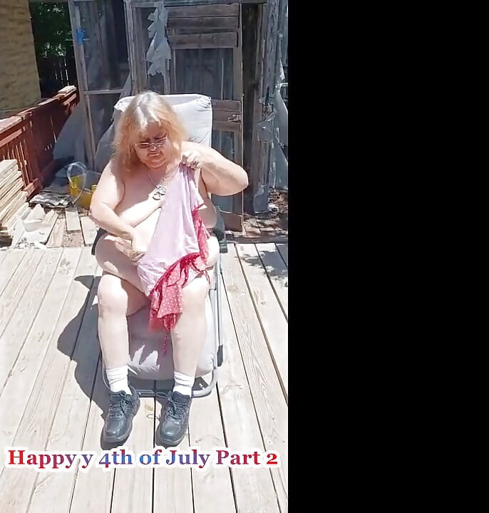 Happy 4th Julyp2. Oiling My Self in the Sun