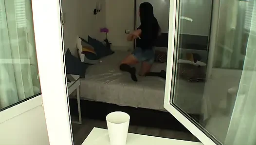 My Stepsister Turns Into a Slut When She Thinks No One Is Looking at Her
