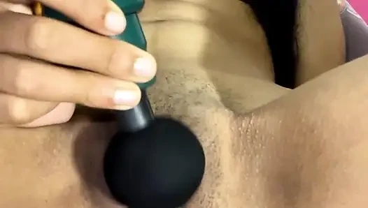 My Young Indian Kitty Wife Showing Her Pussy Massage and Fingring in Ass with Lovense Full Horney
