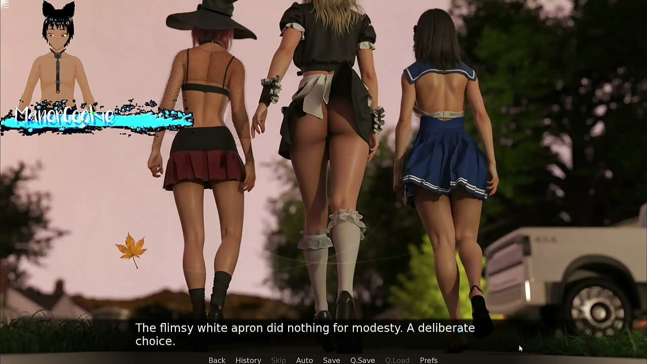 Trick Or Tease - Three beautiful ladies in costumes are hungry for some dick to lick, taste, suck and fuck