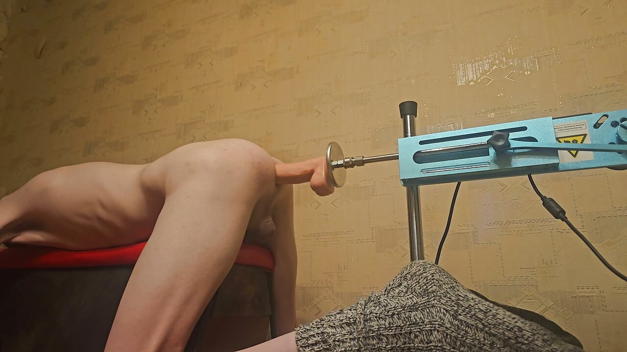 Man ass fucking machine homemade