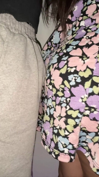 She Accidentally Touches a Stranger's Big Dick and They Have Sex Right There.