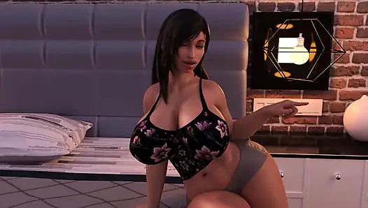 Tifa's Dark's Heaven: Cuckold Hides in the Closet and Watch His Girl Deepthroating the BBC of His Boss - Episode 43