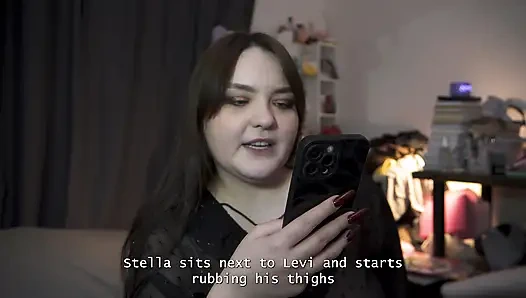 Porno-geschichte - sie teilen einen mit sperma gefüllten kuss zusammen nach einem süßen pegging