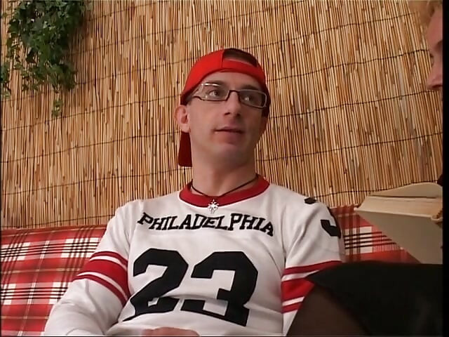 A dirty stepmom comforts her sad stepson sucking his always hard cock