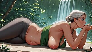 सबसे काले बाल वाली ai Porn