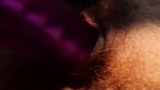 She Is a Hairy French Slut That Likes to Get Fucked by Two Guys