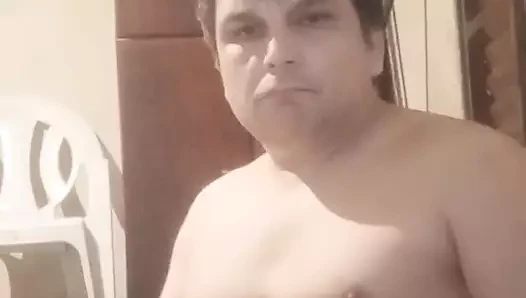 All the Cum Spread on My Tits