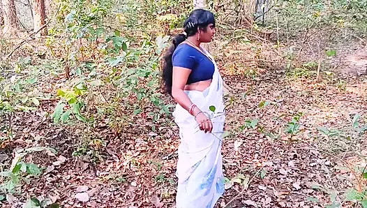 Desi Outdoor Jungle Fuck. Stepmom and Stepson Hardcore Fucking in Forest. Telugu Dirty Talks.