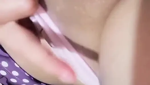 Girl with Her Ass Masturbating Until She Cums