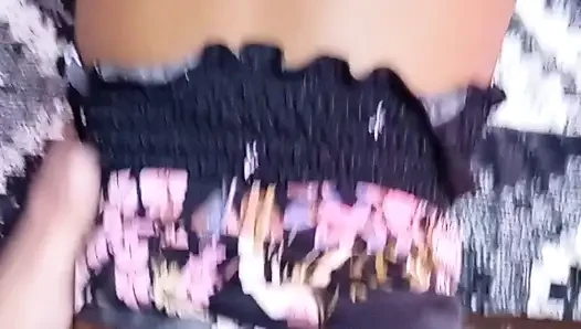 Hot Black Girl Play Pussy, Doggy Tease Z and Perform Blowjob Skills
