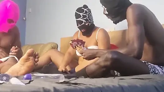 Two Friends Make Love with They Landlords Wife on His Room