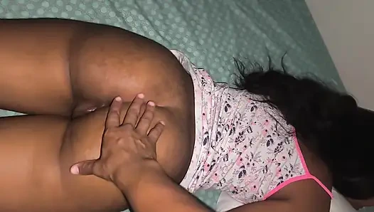 He chats with his ex and I take the opportunity to penetrate her