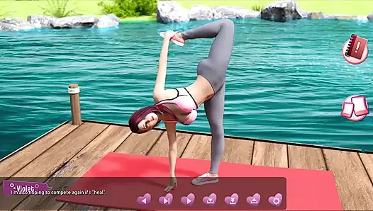 Helping the hotties #3 - Johannes took a sneak peak to see what the girl in the cabin is up to.