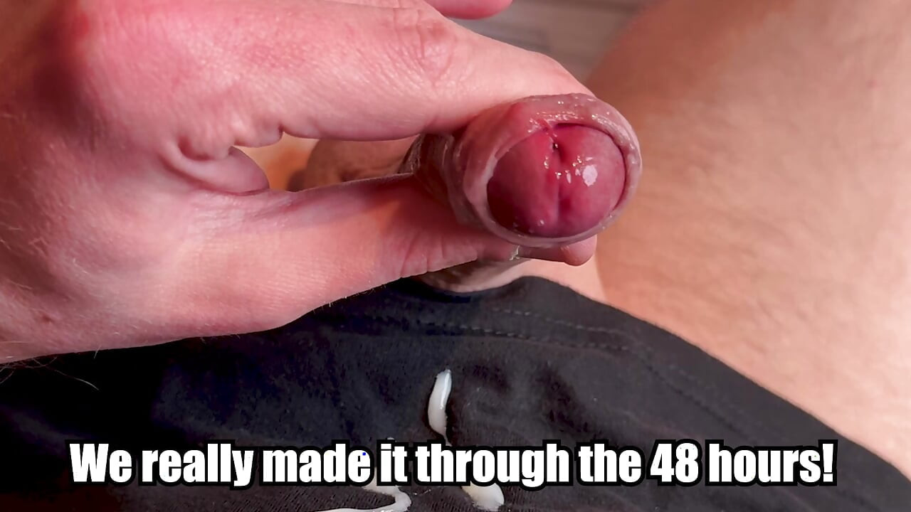 I CANNOT TOUCH MY COCK FOR 48 HOURS!