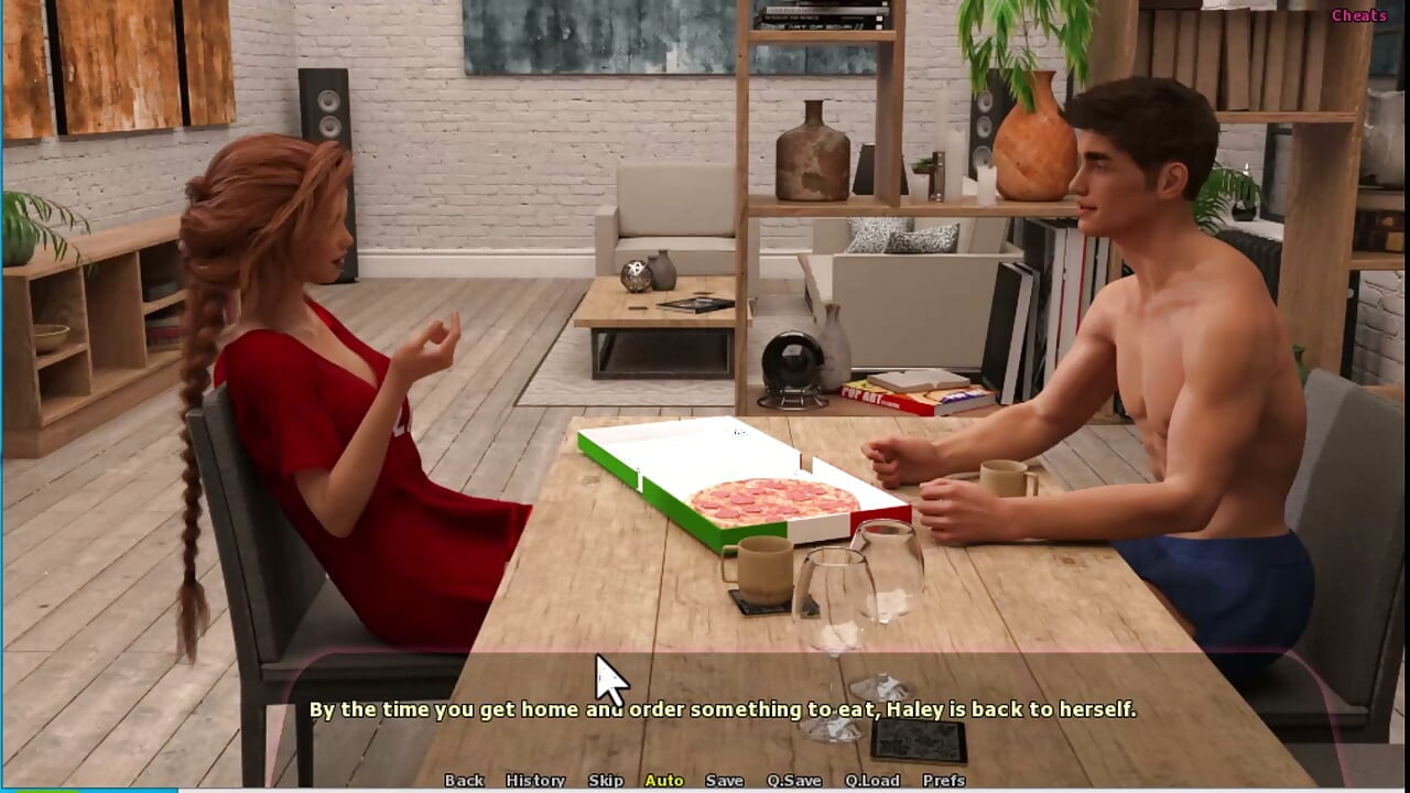 Haley Story #12 - Haley gave Johannes a blowjob. Hayley, Mr Andrew and Johannes went out and Johannes fucked Hayley hard