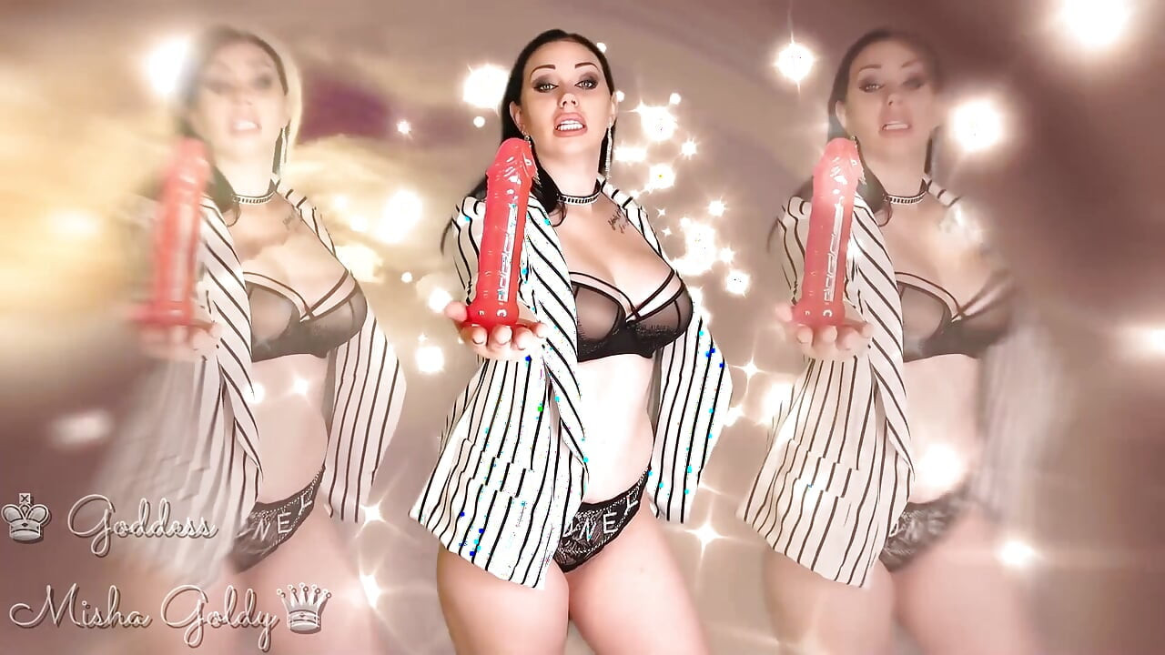 From now on, you can no longer jerk off without a dildo or a real cock in your asshole! (Special effects added)