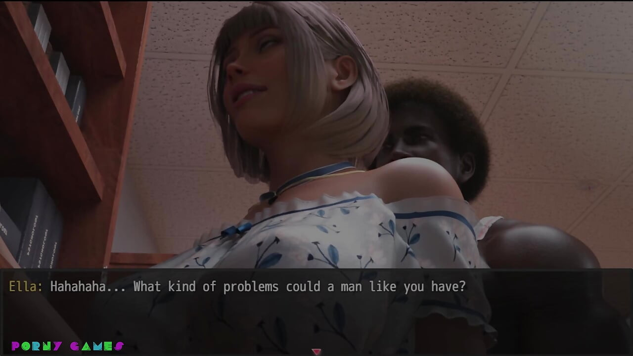 Shadows of Desire by Shamandev - BBC Bull Uprawianie seksu w bibliotece z seksowną gorącą nauczycielką 3