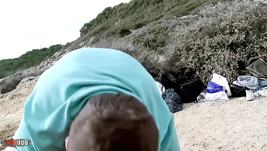 Yelena Vera: дикий анальный секс на улице с великолепной худенькой милфой Yelena Vera