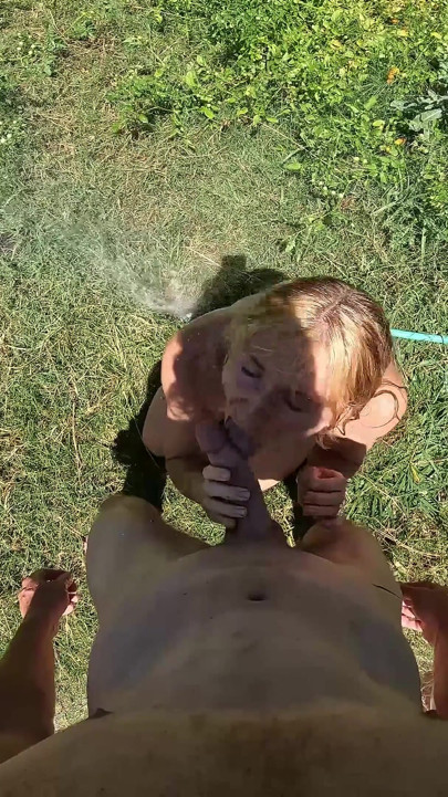 POV: You Fucked Me in the Garden & Got Soaked by Hose