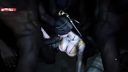 Animierte Göttin der wilden nächte - 3D-animation hentai