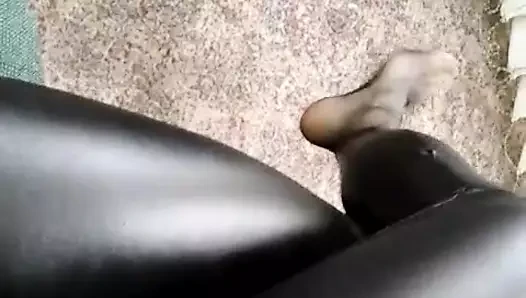 latex leggings boy
