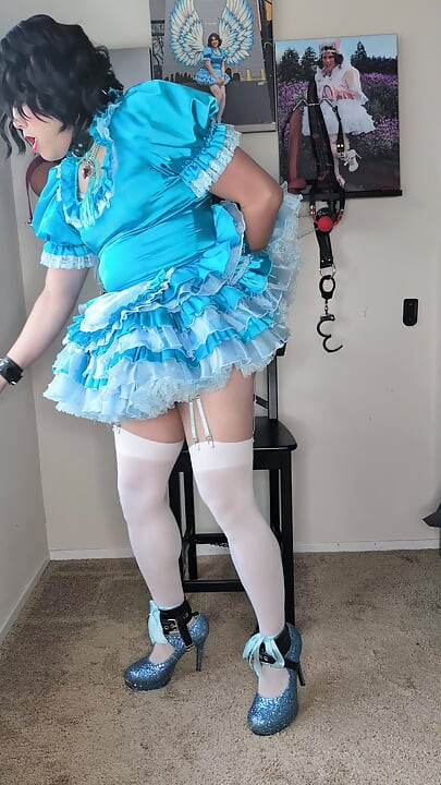 Sissy Candy Playing with Dildos Part 1