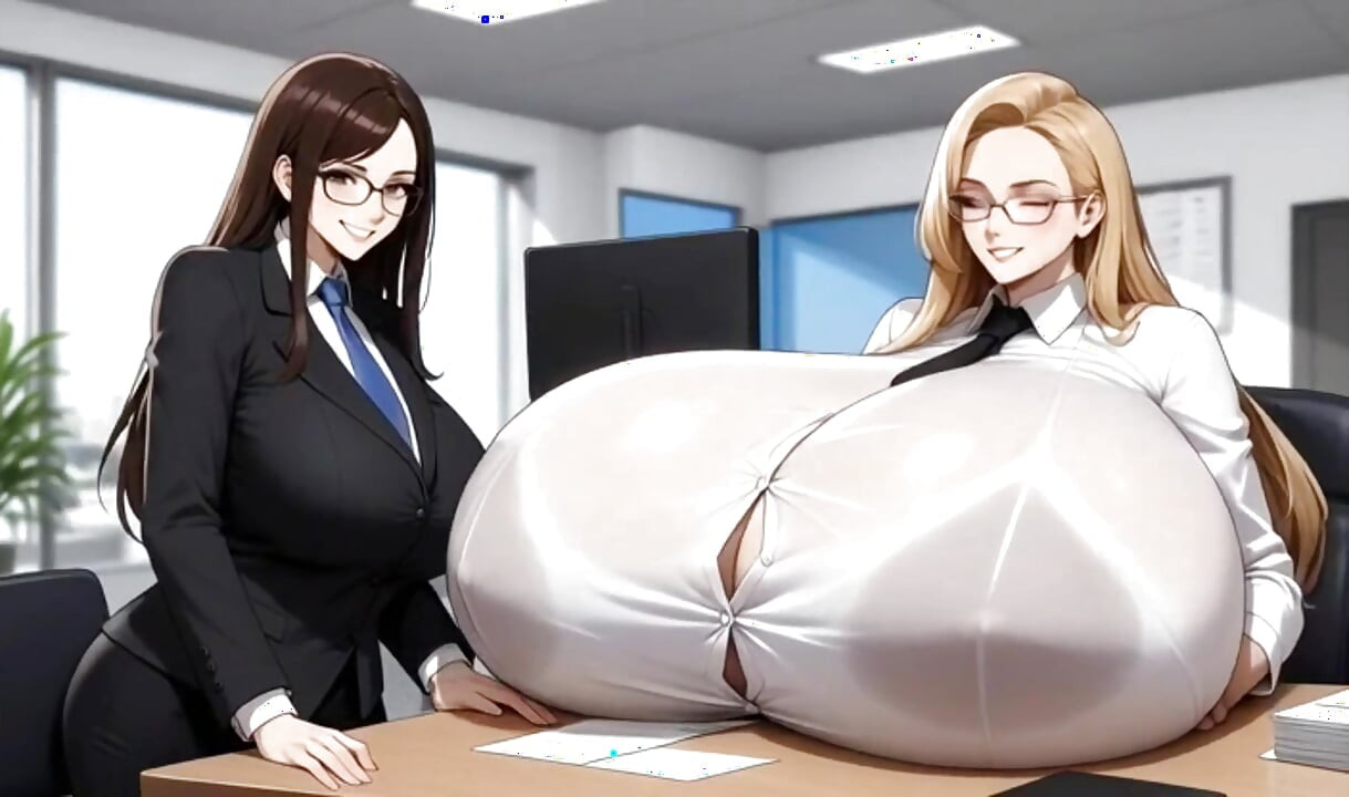 Komik büyük memeli ofis, ai animasyon