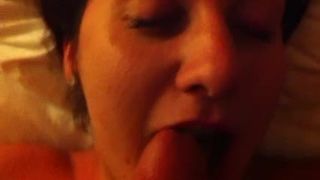 POV Pretty girl sucking my Huge Cock