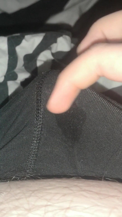 Powerful moment from "Edging my cock with my underwear"
