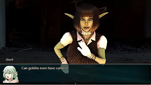 Goblin tabakası - takım arkadaşlarımın önünde büyük götlü bir goblin sikiyorum