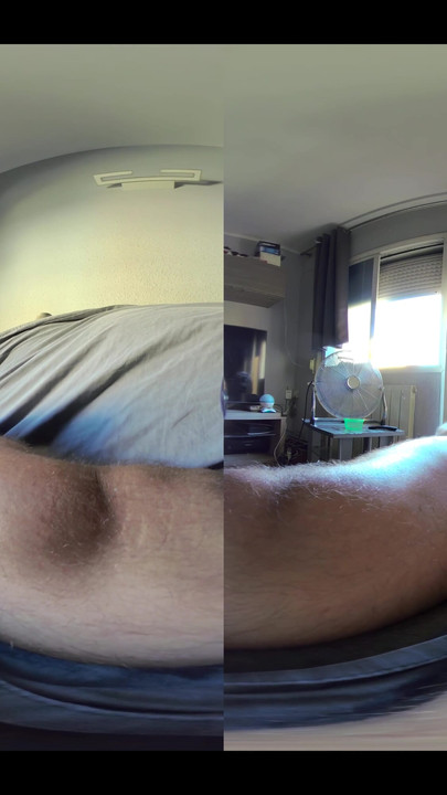 Emotional moment from "VR 8K POV Teaser - Subtitled Dirty Talk Masturbation on the Couch - Full VR on OF, FH and FanCentro"