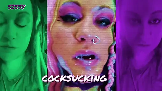 Kadın kılıklı eşcinsel kaltaklar için büyük zenci yarağı