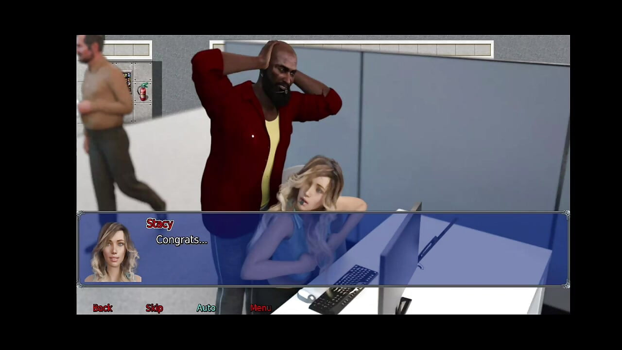 The office wife #12 - Dixon playes with Stacy's pussy while she was trying out a gym outfit