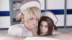 Nurse Luna And Aerith Sucking Big Dick Version 3