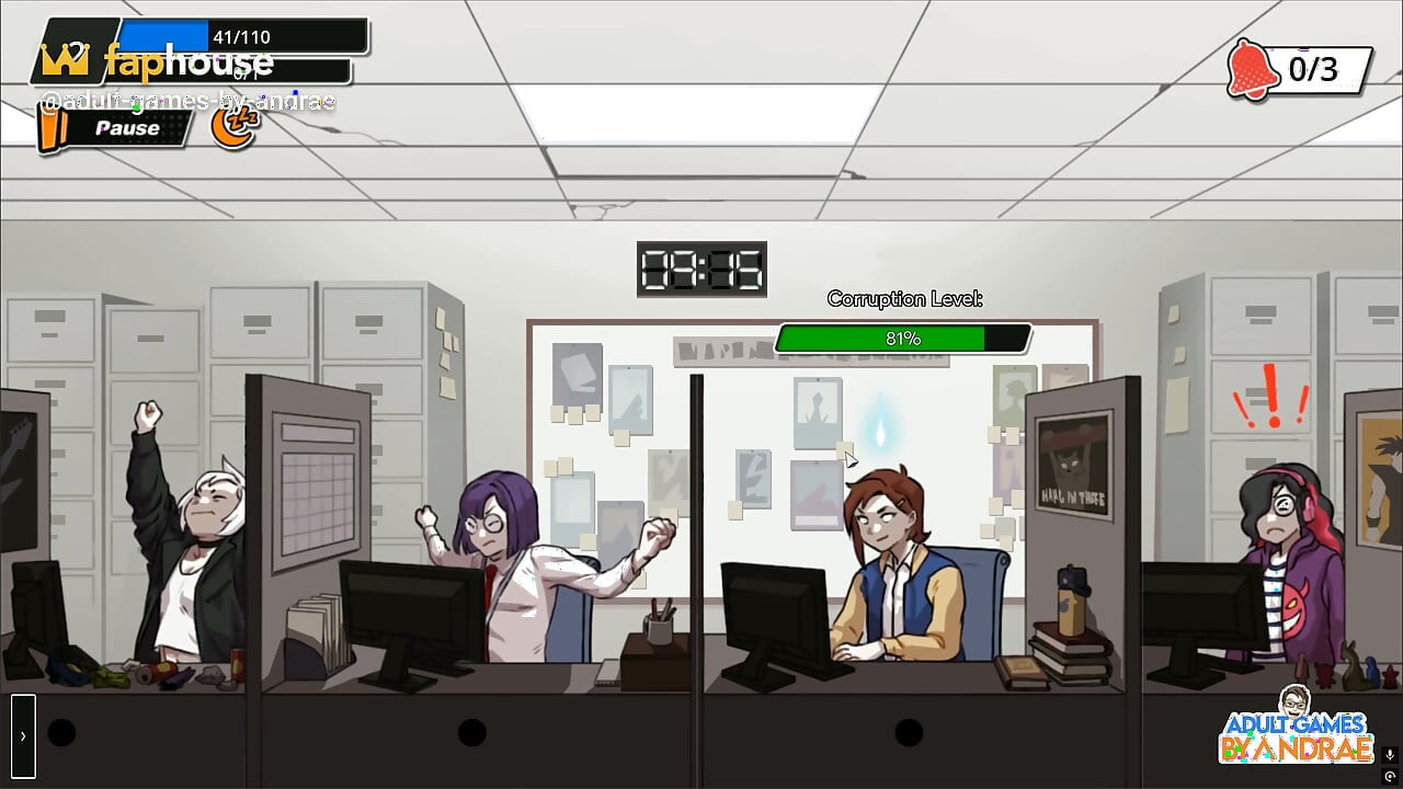 Femboy Ghost Gameplay Part 1 - Discreet Masturbation at Work