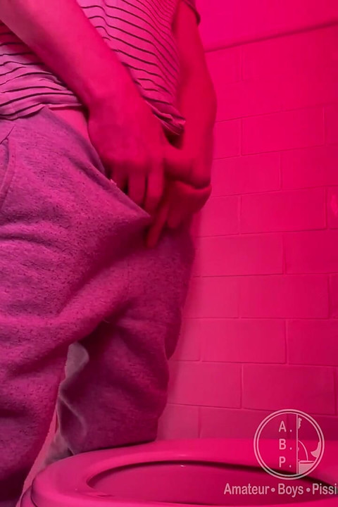 Amateur Sports Boy Caught Peeing